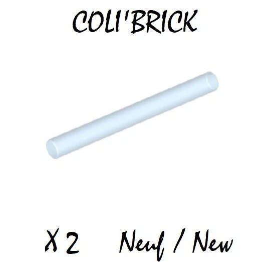 Lego 30374 - 2x Barre / Bar 4 L Saber - Tr. L. Blue - 578, 21462, 28697 New Neuf