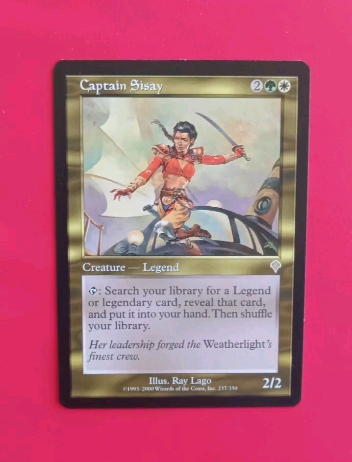 Captain Sisay NM Unplayed Magic the Gathering MTG Invasion English