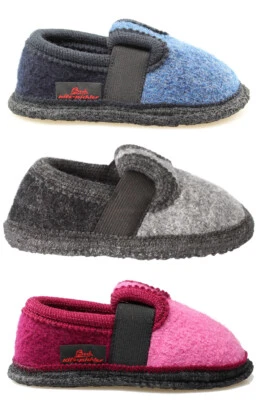 Kitz-Pichler 756 Bobby Hausschuhe Puschen Hüttenschuhe 100% Schurwolle 21-35