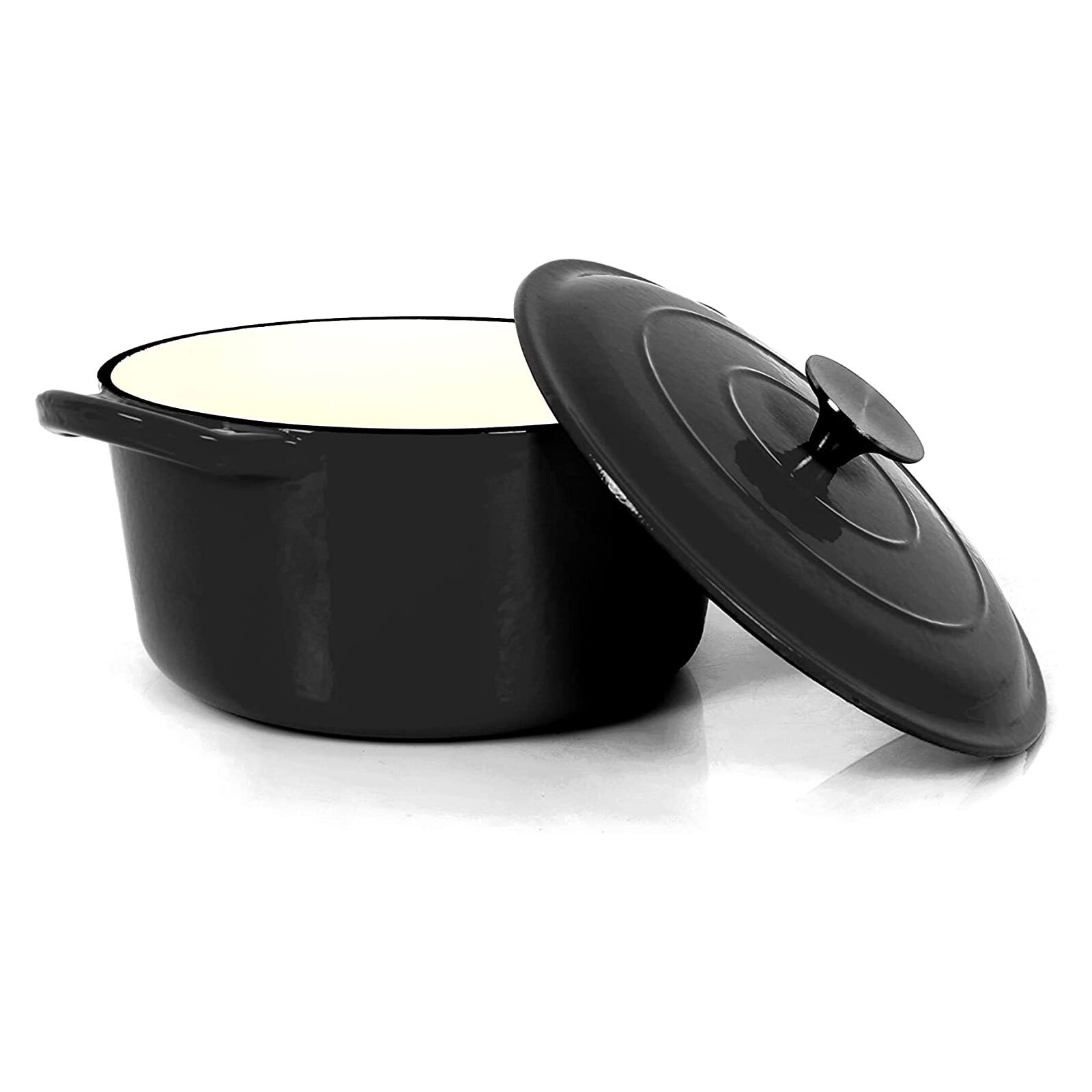 Чугунная кастрюля для тушения мяса Real work чугунная сковорода для запекания хлеба 225 см 35 л 8190₽