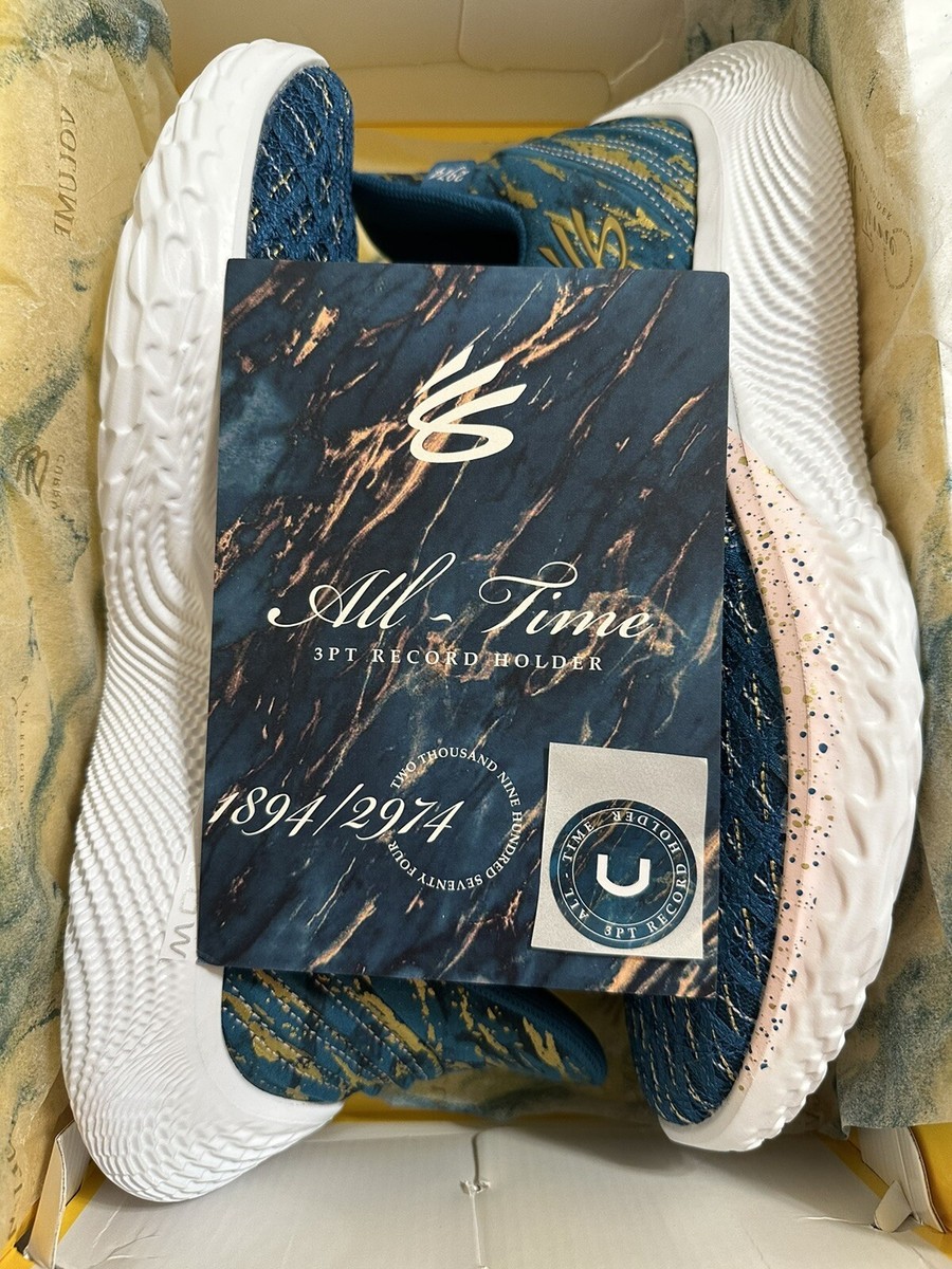NEW Mens Under Armour Curry 9 Flow “2974” 3 Point Record