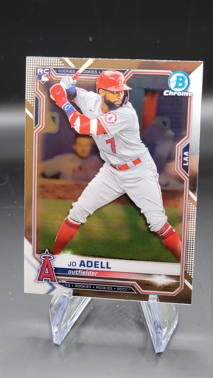 2021 Bowman Chrome Jo Adell #42 Rookie Card Angels