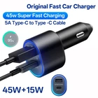 For Super Fast Car Charger 45W Adapter For Samsung S26 Ultra+
