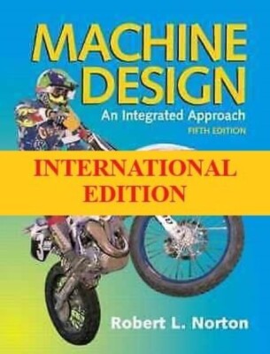4-7 DAYS DELIVERY - Machine Design by Robert Norton, 5th