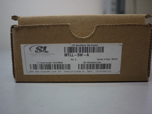 SL Power Electronics Linear Power Supply MTLL-5W-A +5V@.5A +/-12-12V (NEW) - Picture 1 of 4