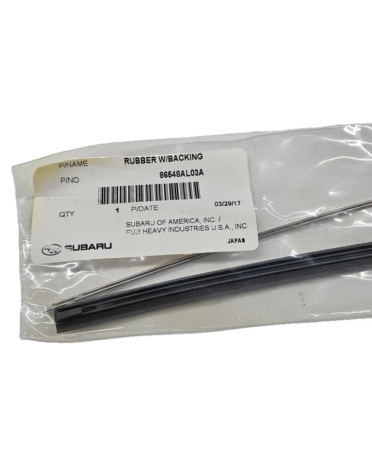 2015-2017 Subaru Outback Or Legacy Front Windshield Wiper Blade Refill Set OEM - Image 3 of 4