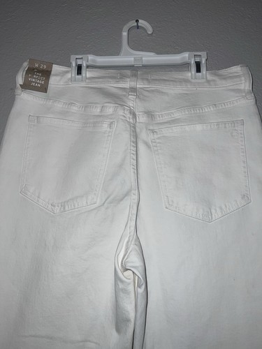 Madewell Women The Perfect Vintage Jeans White Size 29 - Picture 4 of 11