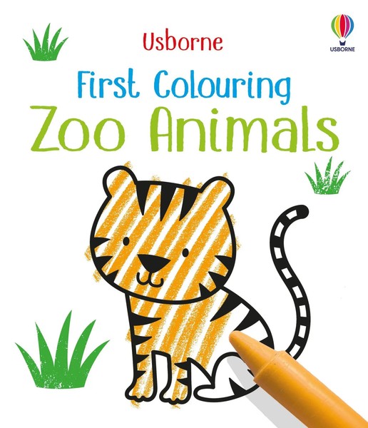 First Colouring Zoo Animals | Kirsteen Robson | Taschenbuch | First Colouring-image