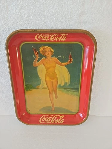 Metal Coca Cola Tray Vintage