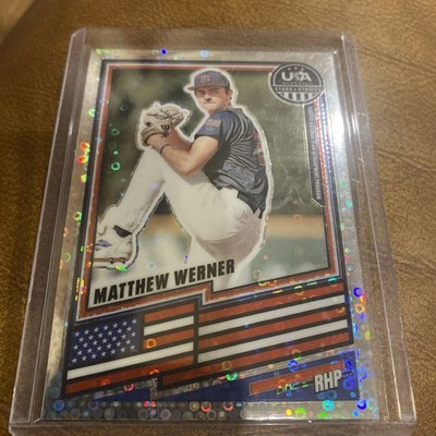 2026 Panini USA Stars & Stripes Matthew Werner Silver Disco Prizm