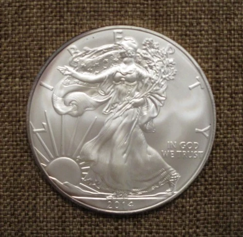 2014 American Eagle 1 oz Fine Silver $1 Coin BU One Dollar