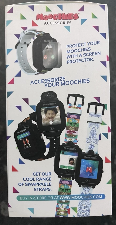 Moochies MW12BLK 4G Smartwatch Phone for Kids/Video Call/GPS Tracking - Black - Image 4 of 4