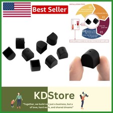 8 Pack Rubber Stove Burner Grate Feet for Viking  Other Gas Ranges Black