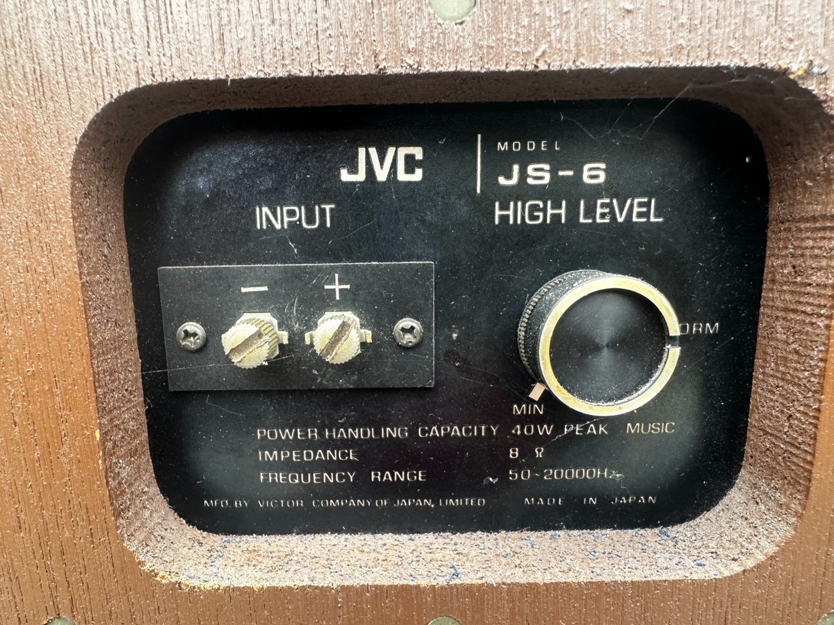 JVC JS-6 vintage hifi Speakers Victor | eBay