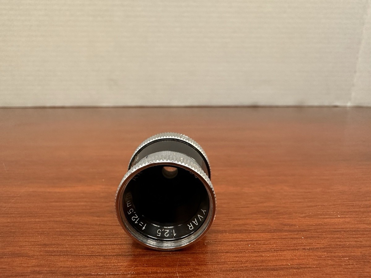 VINTAGE KERN PAILLARD YVAR 12.5mm f/2.5 CINE LENS - D MOUNT | eBay