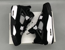 Jordan 4 Retro "White Thunder" Men's Size Mid Top Basketball Shoes