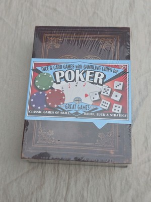 Poker Würfel & Kartenspiele Set mit Spielchips - Klassiker 