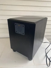 Boston Acoustics Micro90pv II Powered Audio/Video Home Theater Subwoofer - Black