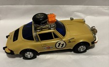 Vintage MARTINI RACE CAR PORSCHE CARRERA 911 Model HONG KONG Battery Operated