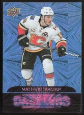 2020-21 Upper Deck Series 1 Matthew Tkachuk DZ-7 Dazzlers Blue