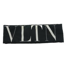Valentino Valentino VALENTINO VLTN Logo Padded Scarf Black   Ladies