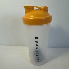 L.A. Fitness Water Bottle 16oz Plastic Flip Top Lid New