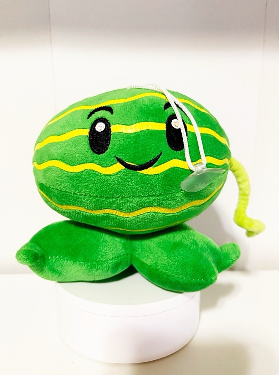 ぬいぐるみ  watermelon Plants Vs Zombies MELON-PULT Plush LINXIN VERY RARE Watermelon HTF