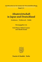 Erich Batzer (U. A.) | Absatzwirtschaft In Japan Und Deutschland. | Taschenbuch