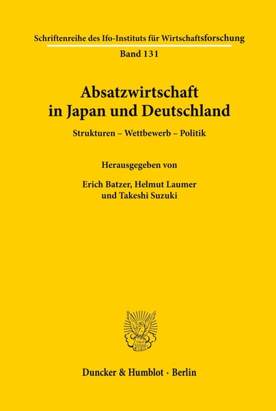 Erich Batzer (U. A.) | Absatzwirtschaft In Japan Und Deutschland. | Taschenbuch-image