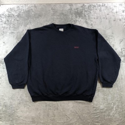 Vintage United Colors Of Benetton Sweatshirt Mens XL Blue Made In Italy Logo