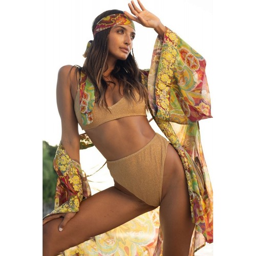 NWT $249 Miss June Flame Embroidered Kimono OS - Picture 5 of 8