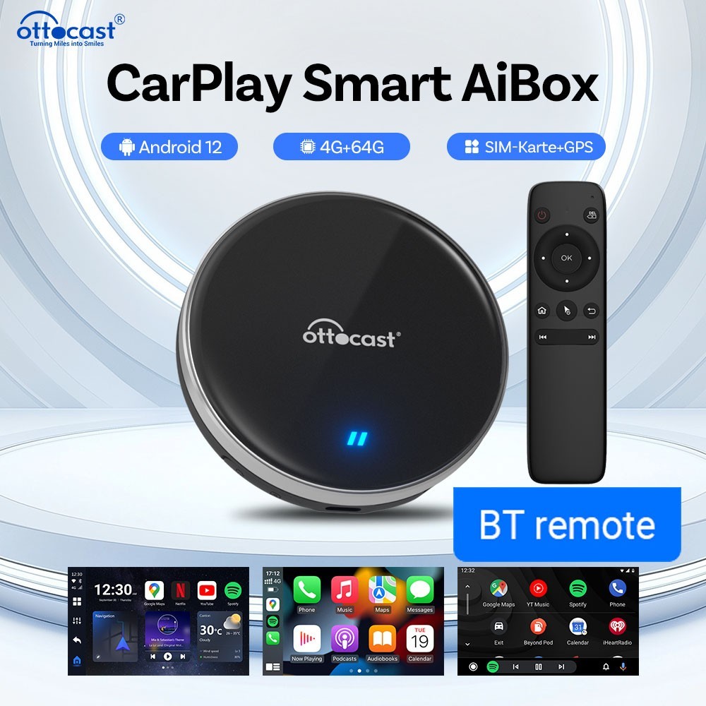 Ottocast P3 Lite AI Box Wireless Android Auto&CarPlay Ottocast P3 Lite AI Box Wireless Android Auto&CarPlay