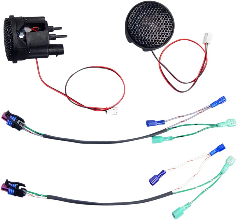 Kit de tweeter J&amp;M Rokker motocicleta bicicleta de rua HTWT-1025-CRF 4405-0321 - Imagem 3 de 4