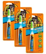Gorilla 6802501 Ultra Control Super Glue Precise Gel, 15g, Clear 3-Pack 