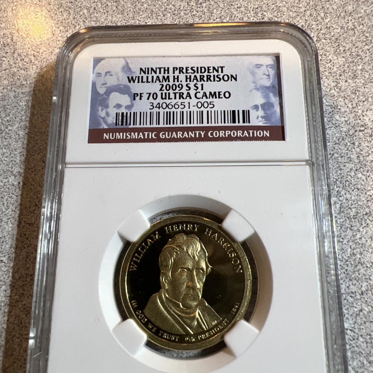 Grade PR 70 NGC 2009 Presidential Dollar Coins (2007-Now) for sale