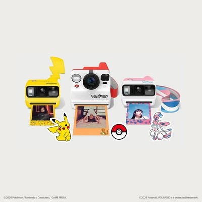 Pre-order: Polaroid Go, Now Generation 3 Pikachu, Sylveon, Poké