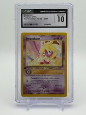 Pokemon (2001) Smoochum Neo Revelation 1st Edition #54/64 CGC GEM MINT 10! on eBay