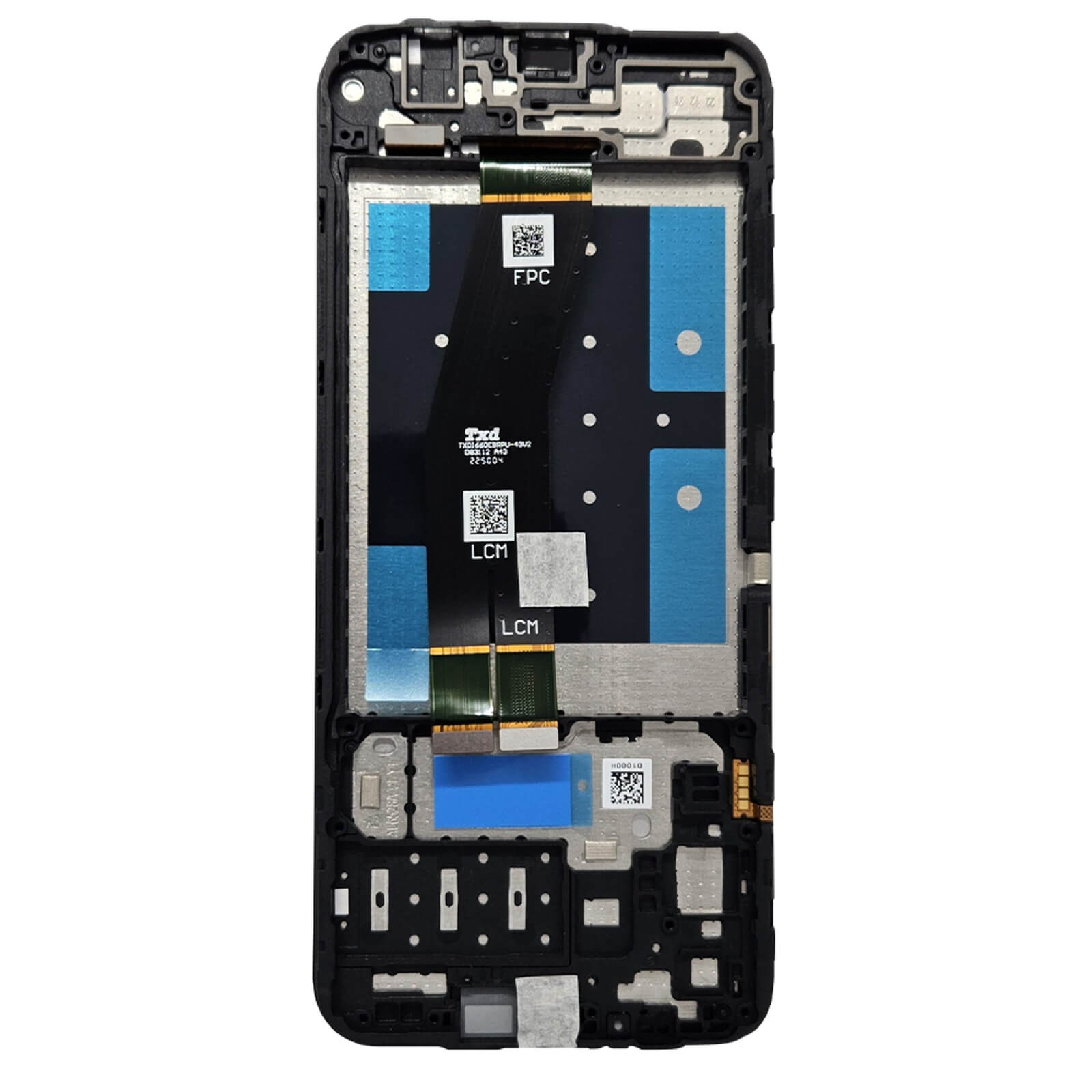 Écran pour A14 4G avec bloc tactile complet et cadre de rechange noir