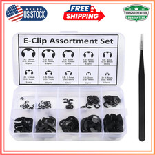 120 E Clips C CIRCLIPS Hardened, Steel Kit Retaining Ring Assorted 1.5mm to 10mm