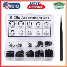 120 E Clips C CIRCLIPS Hardened, Steel Kit Retaining Ring Assorted 1.5mm to 10mm