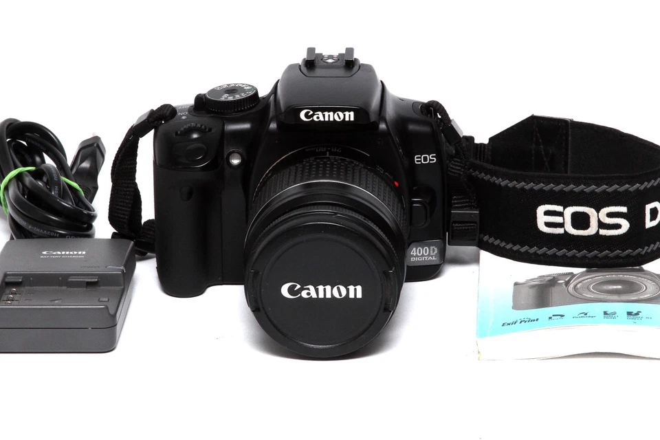 Canon EOS 400D 10,1 MP DSLR mit Canon EF 28-80mm II Objektiv und Zub - Bild 4 von 4