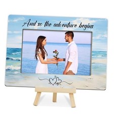 Couple Picture Frame, Wedding Engagement Gifts for Newlyweds, adventure begins
