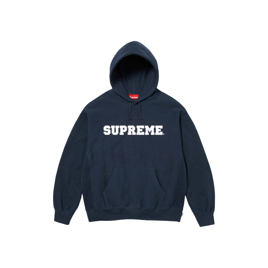 Sweat à capuche Supreme Collegiate bleu marine   24SS