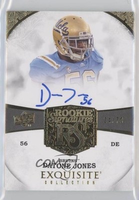2013 Exquisite Collection Signatures 24/70 Datone Jones #115 Rookie Auto RC 0r45