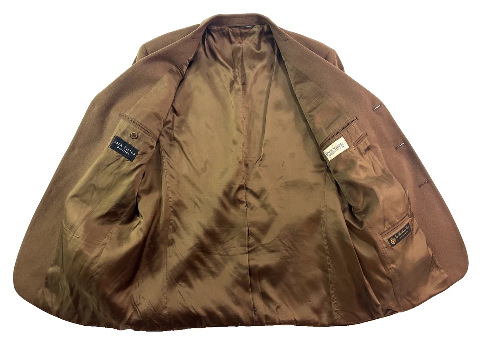 Jaqueta blazer Jack Victor Loro Piana 42S 100% cashmere terno esportivo casaco macio - Imagem 3 de 4