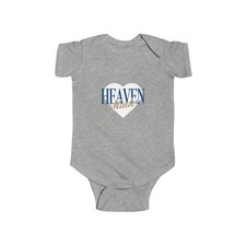 Heaven Raised Infant Bodysuit Christian Bible Religion Jesus Baby Gift