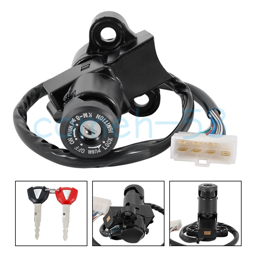 Ignition Key Lock Set For Kawasaki ZX636 ZR750 Z750S USA ZX600