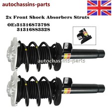 Pair Front Shock Absorbers Assys Fit BMW F30 F33 F32 F36 320i 328i 430i RWD 14-