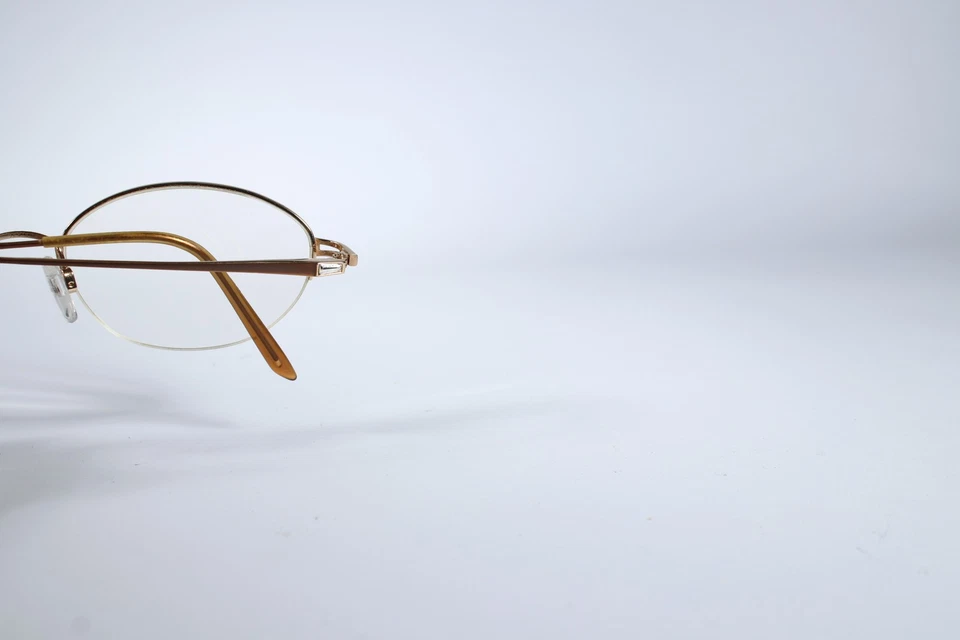 Elle Eyeglasses EL18513 Womens Gold Semi-Rimless Titanium Glasses Frames 52 mm - Image 4 of 4