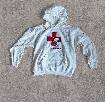 2025 Red Cross x Peanuts Hoodie LARGE (Size M) Snoopy Platelets